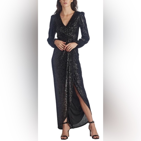 Xscape Dresses & Skirts - Xscape Elegant Black Sequin Dress